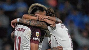 Lanús ganó gracias al tanto del entrerriano, Walter Bou.
