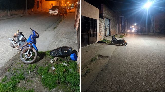 Victoria: motociclista grave tras accidentarse sin casco