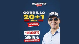 El oficial Gordillo llega a Santa Fe