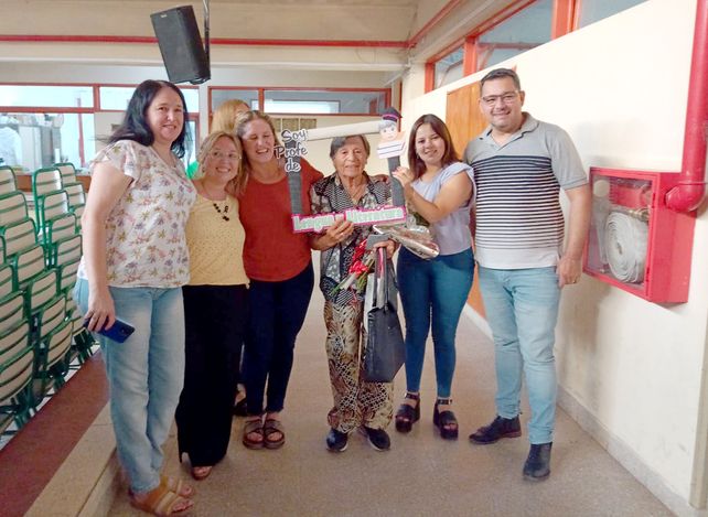 La profesora Hilda Alfaro