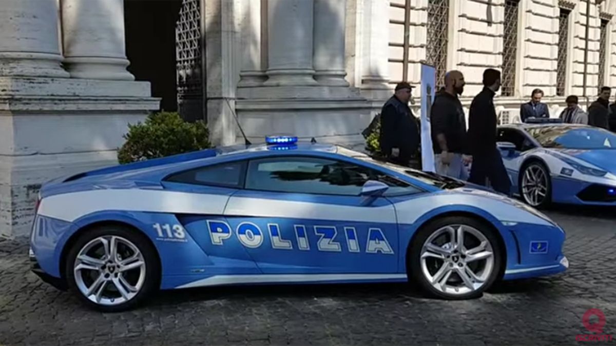 El espectacular Lamborghini que usará la policía italiana