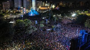 El Día de la Bandera fue una fiesta popular multitudinaria en Rosario.