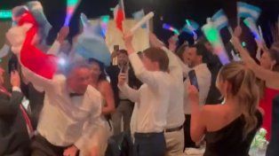 Lucha Aymar y Feña González tuvieron una fiesta de casamiento a lo grande