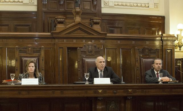 La Corte Suprema de Justicia presidida por Ricardo Lorenzetti. (Foto La Capital/Archivo)