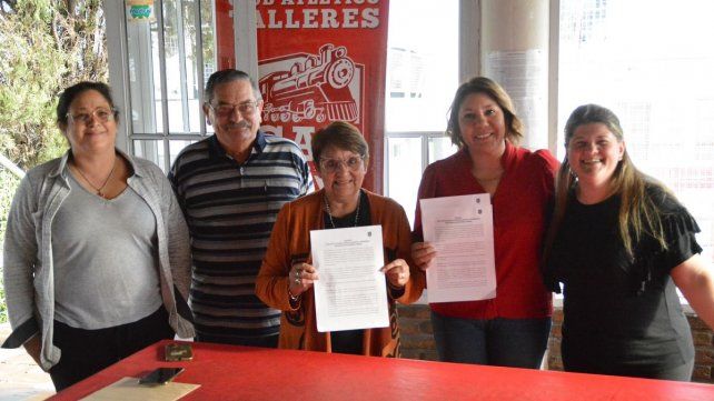 Centro de Jubilados y el Club Talleres acordaron colaboración mutua 