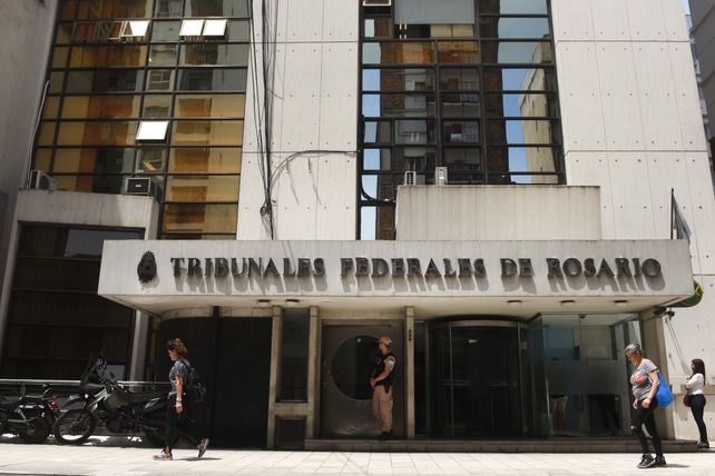 La sede de calle Entre Ríos de los Tribunales Federales con asiento en Rosario.