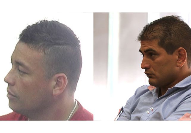 Conocido. Alem (izquierda) evitó el juicio y ya cumple condena. Álvarez dice que estaba trabajando.