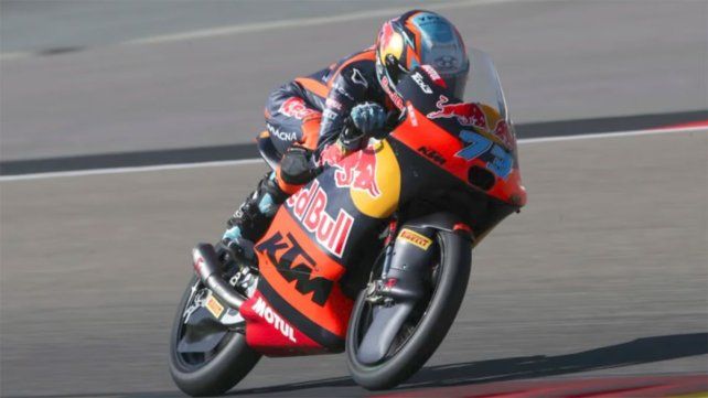 Valentín Perrone volvió al podio en Moto3 con un tercer puesto en el GP de Gran Bretaña