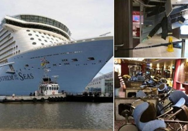 VIDEO: Tormenta aterrorizó a pasajeros de un crucero