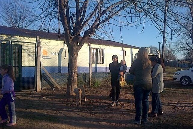 El jardín asaltado el viernes. Foto gentileza @Veroensinas