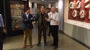 Una de las figuras de La Casa de Papel visitó el Monumental