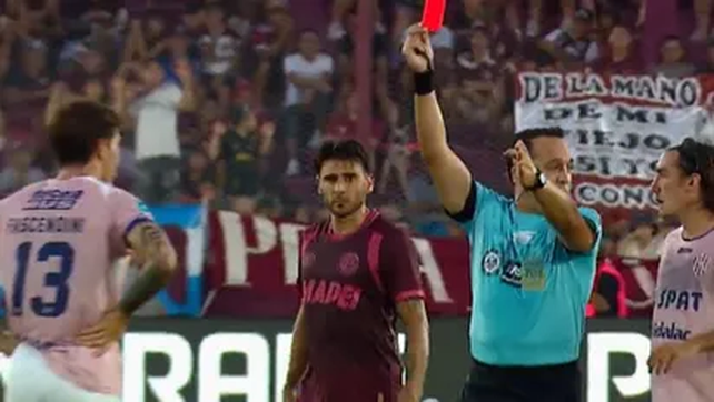 Fernando Espinoza explicó la roja a Valentín Fascendini: Era una DOGSO