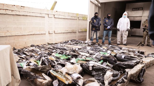 Este miércoles en Gualeguaychú se realizó la destrucción de droga más importante en la historia de Entre Ríos