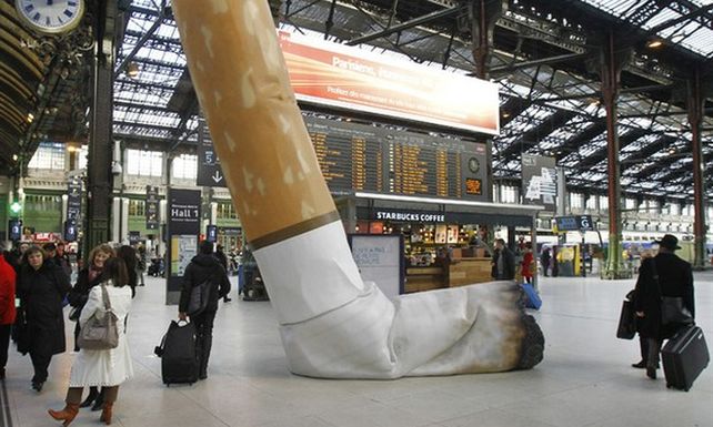 Un cigarrillo gigante