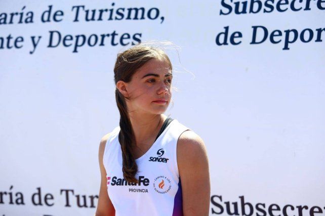 La atleta santafesina Jazmín Merke tuvo una gran temporada en salto con garrocha.