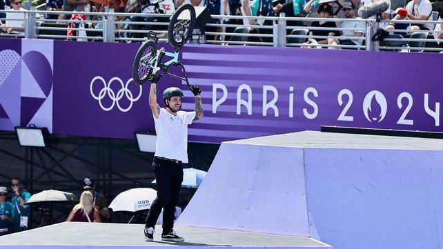 Oro y a festejar. Maligno obtuvo un puntaje de 94,82 para ser oro olímpico.