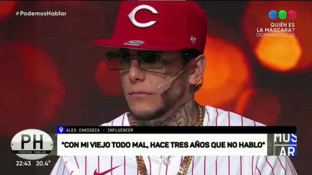 Alex Caniggia en el programa Ph Podemos Hablar