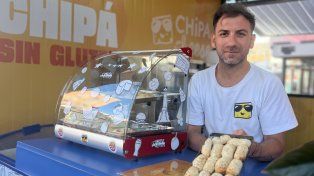 Nahuel Rivero tiene 35 años y está al frente de una pyme alimenticia que fabrica chipás artesanales.