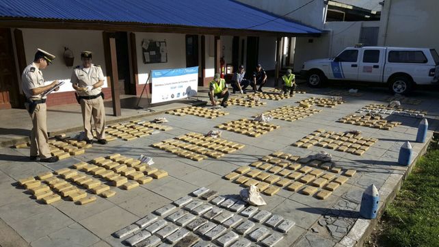 Narcotráfico: incautación récord de cocaína durante 2017 en todo el país