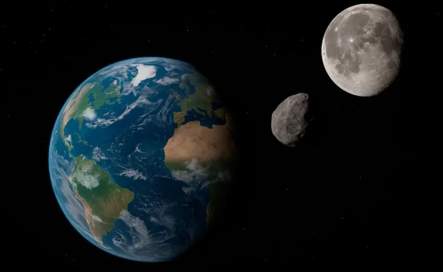 Aunque parece una segunda luna