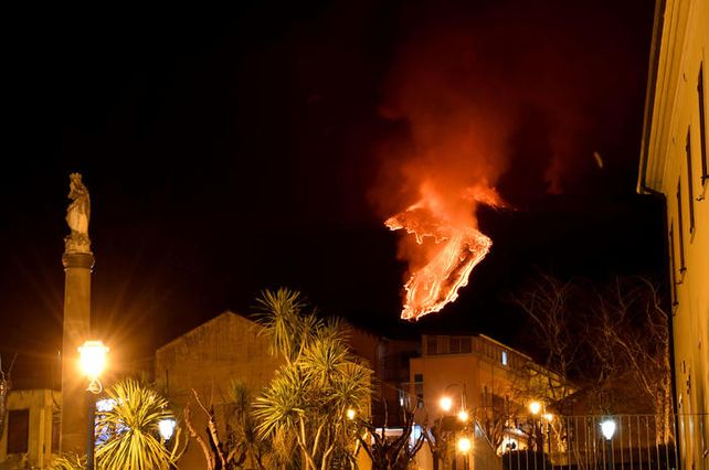 La erupción del Etna