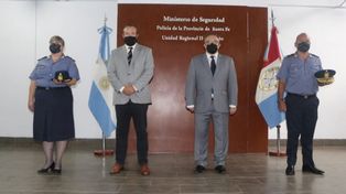 Las nuevas autoridades policiales fueron puestas en funciones por el ministro Jorge Lagna.