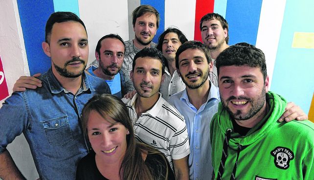 Muestra.Son sólo algunos de los jóvenes presidentes&nbsp; de los clubes&nbsp; de barrio de la ciudad.