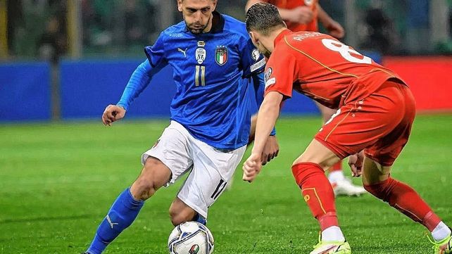 Italia perdió sobre la hora como local ante Macedonia del Norte y se quedó afuera del Mundial.