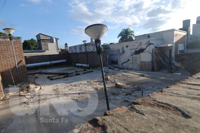 La cuadra hundida de Bº Mayoraz tuvo su repercusión en el Concejo