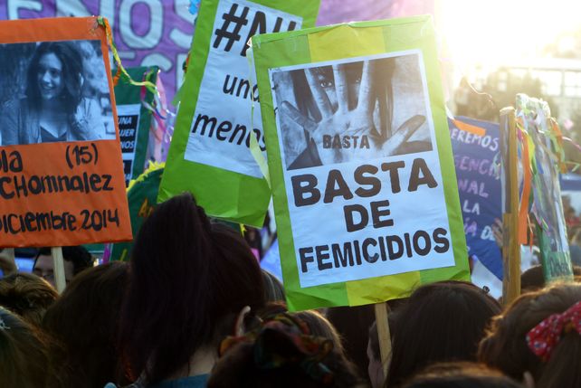 Ni una menos. Una gran cantidad de organizaciones sociales y políticas convocaron a la protesta.