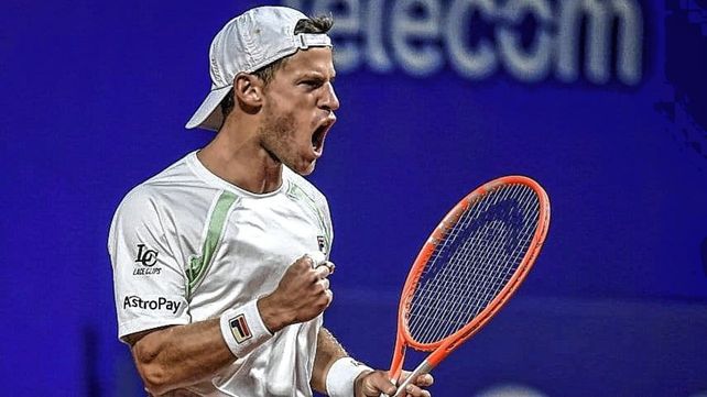 Diego Schwartzman busca seguir adelante en el Masters de Montecarlo.