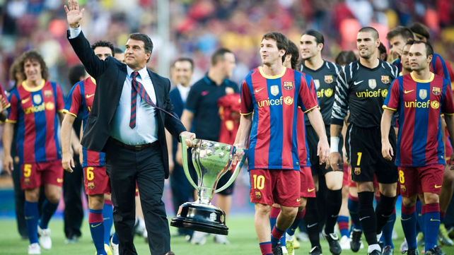 Laporta: Estoy convencido de que Messi se quiere quedar