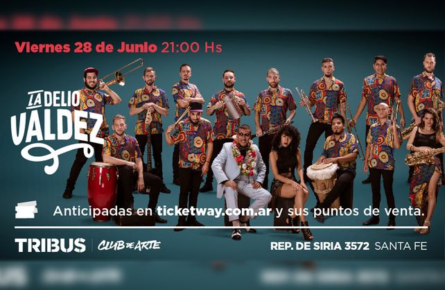 La Delio Valdez se presenta en Santa Fe