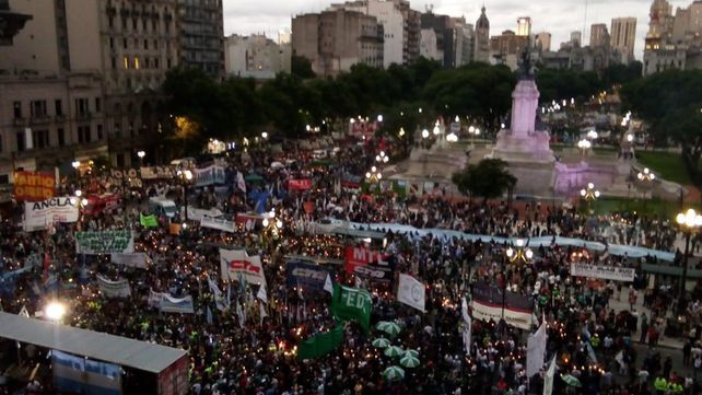 Masivo. La primera marcha se realizó el jueves pasado en Buenos Aires. Hoy la movilización es en Rosario.