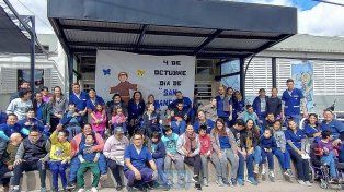 La escuela San Francisco de Asís realizó actividades este lunes