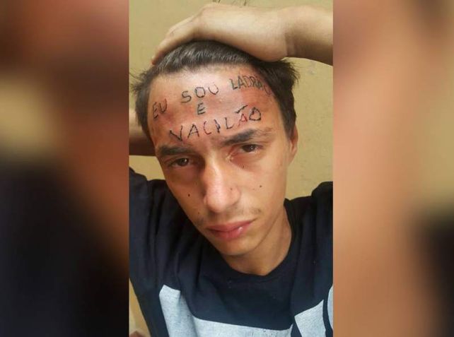 Quiso robarle a un tatuador y recibió un brutal castigo
