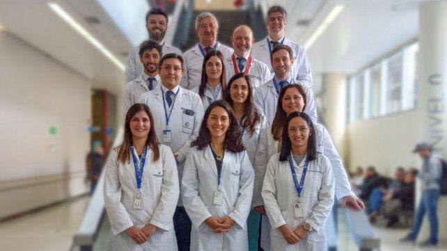 Cirujanos del Hospital Italiano de Buenos Aires que llevaron adelante la revolucionaria técnica