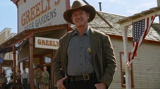 Gene Hackman, en una escena de la recordada pelìcula Unforgiven.