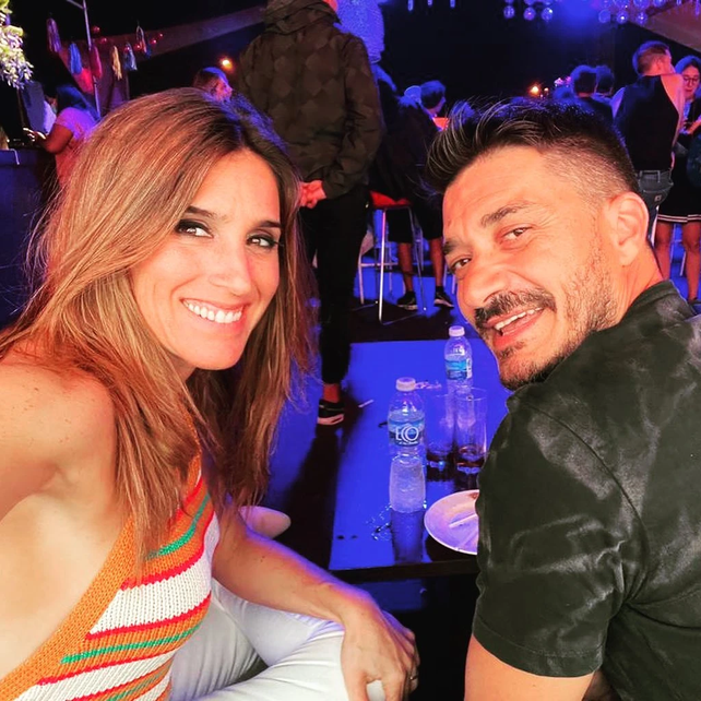 Soledad Pastorutti junto a su esposo, Jerem&iacute;as Audoglio.