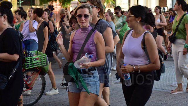 La tradicional movilización de mujeres