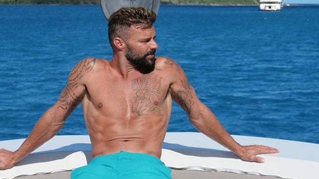 Las fotos de las vacaciones de Ricky Martin que hicieron explotar Instagram