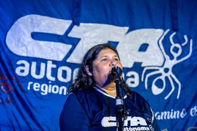 La titular de la CTA Autónoma de Rosario