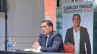 Carlos Trillo habló en conferencia de prensa.
