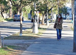 Miércoles muy frío pero soleado en la ciudad de Santa Fe