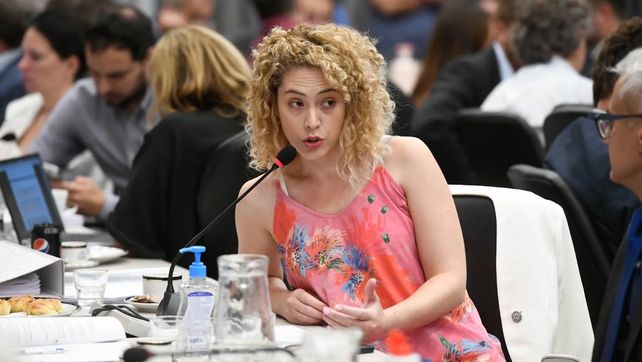 Lourdes Arrieta denuncia que fue agredida en la reunión del bloque de La Libertad Avanza.