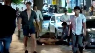 Especialistas identificaron a siete de los rugbiers pegándole a Fernando