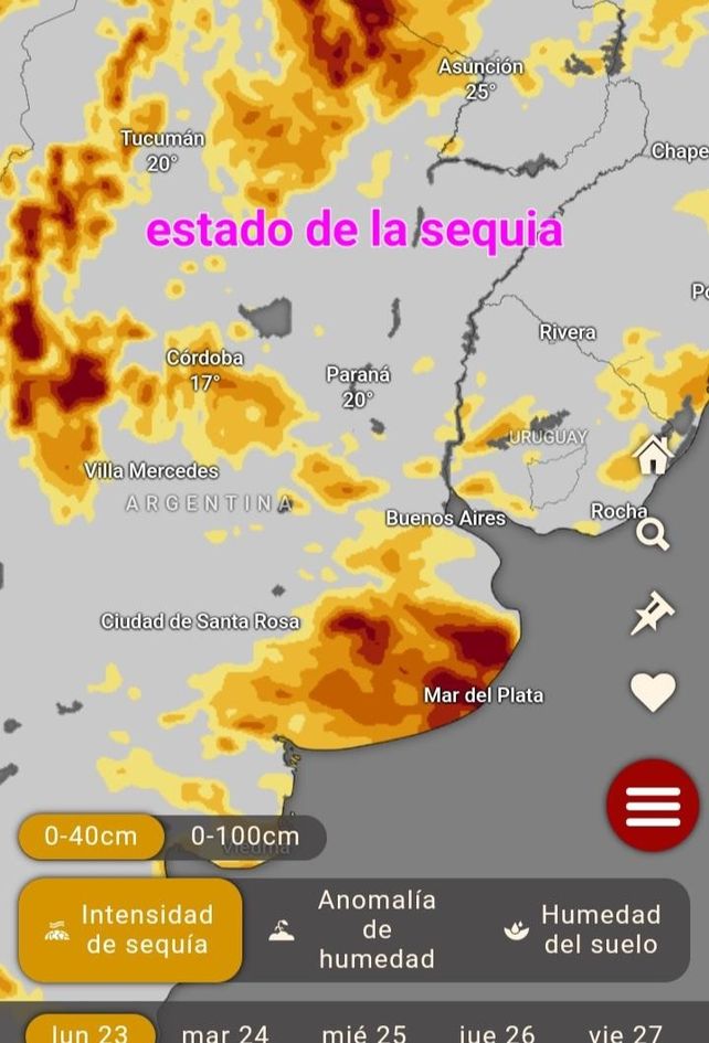 Clima y agro: Lluvias en la zona núcleo traen alivio al estrés hídrico