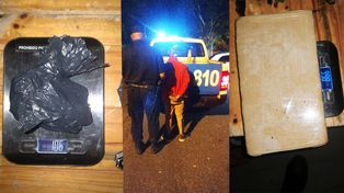 Joven arrestado con casi un kilo de marihuana&nbsp;