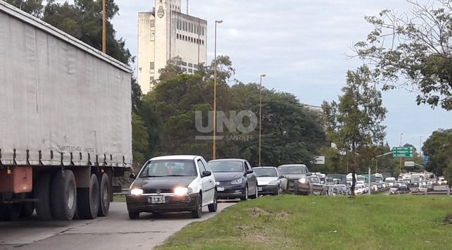 Hubo caos vehicular en el lugar.