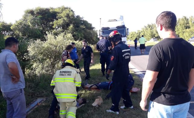 Murió un chico de 14 años en un accidente en la ruta 12